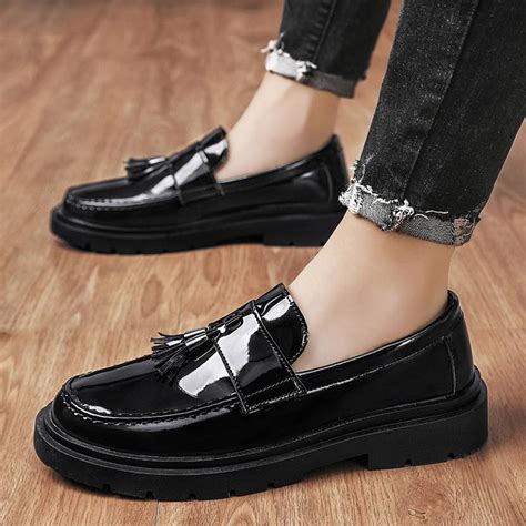 fake leather shoes uk|faux leather loafers.